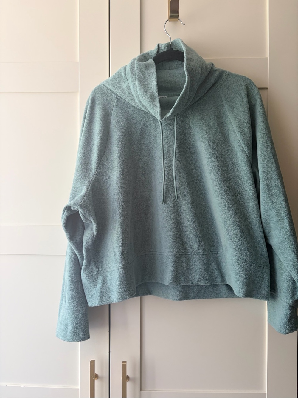 Old Navy Soft Seafoam Hooded Cowl Sweater